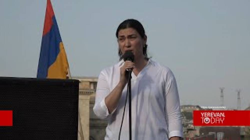 Ավետիք Չալաբյանի կինը ընթերցեց նրա ուղերձը կալանավայրից
