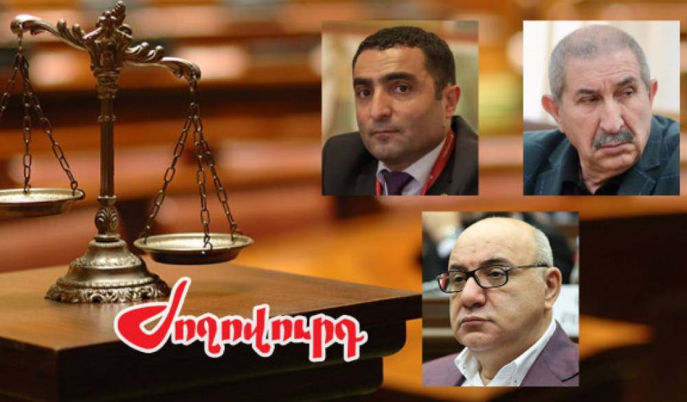 Դատարանը քննարկել է Ռոմանոս Պետրոսյանին, Գագիկ Մելքոնյանին եւ Գուրգեն Արսենյանին բերման ենթարկելու հարցը. «Ժողովուրդ»