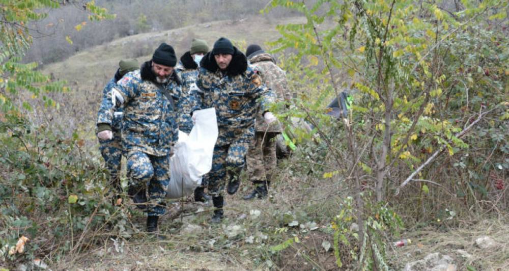 Հադրութի, Սղնախի եւ Ջաբրայիլի ուղղություններից այսօր հայտնաբերվել է 10 զինծառայողի եւ 1 քաղաքացիական անձի մարմին. ԱԻՊԾ