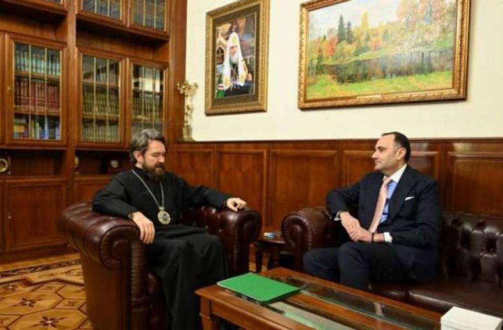 ՌԴ-ում ՀՀ դեսպանը Վոլոկոլամսկի Իլարիոն միտրոպոլիտի հետ քննարկել է ԼՂ-ի հումանիտար խնդիրների լուծումը