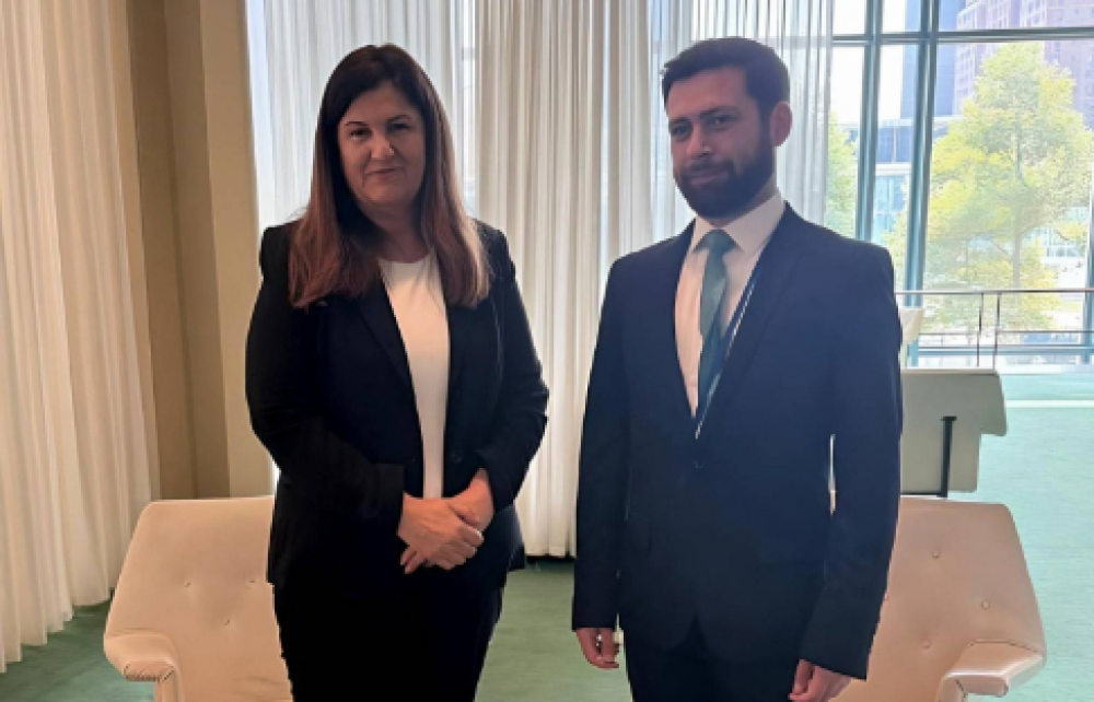 Նյու Յորքում ԱԳ փոխնախարարը Պաղեստինի հայազգի պետնախարարի հետ քննարկել է հնարավոր համատեղ ծրագրեր