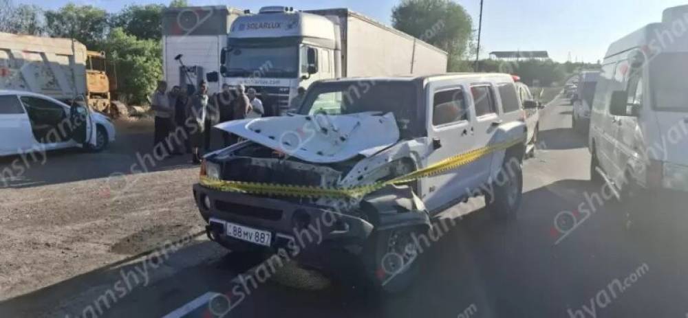 55-ամյա վարորդը «Hummer»-ով բախվել է ճանապարհին հայտնված կովին, որը սատկել է