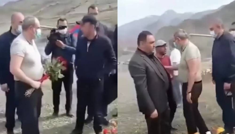 «Իմ եղբոր գերեզմանի հետ գործ չունեք»․ զոհվածի եղբայրը թույլ չի տվել Նիկոլ Փաշինյանին ծաղիկներ դնել