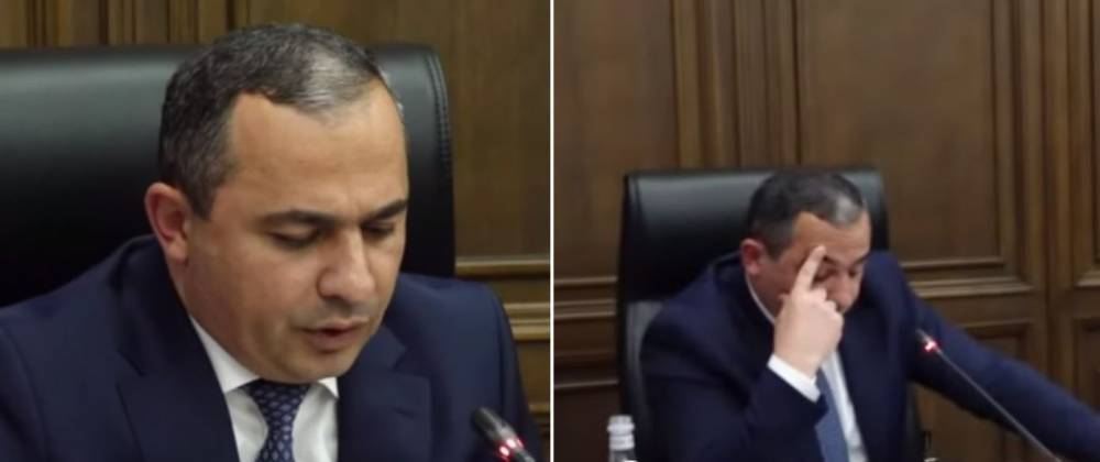 Քննչականի նախագահը խայտառակ վիճակում հայտնվեց ԱԺ-ում եւ լրագրողներին խոստովանեց, որ վատ է զգում. «Ժողովուրդ»