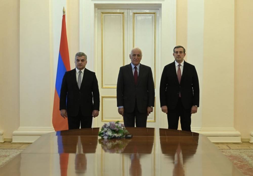 ՀՀ նախագահի նստավայրում տեղի է ունեցել դատավորների երդման արարողություն