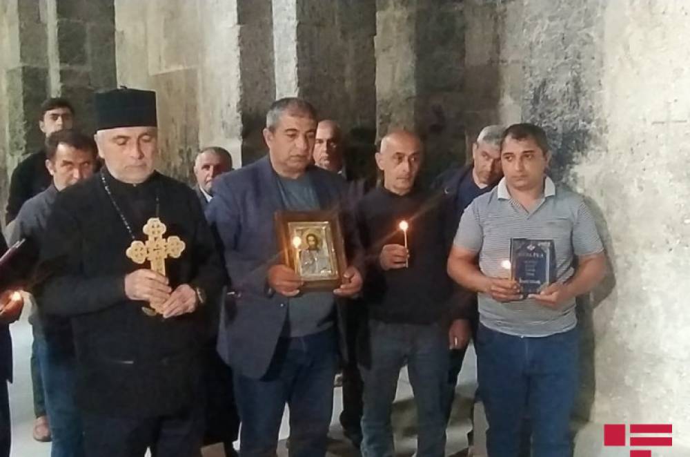 Ադրբեջանի ուդիական համայնքը Զատիկը նշել է Ծիծեռնավանքում (լուսանկարներ)