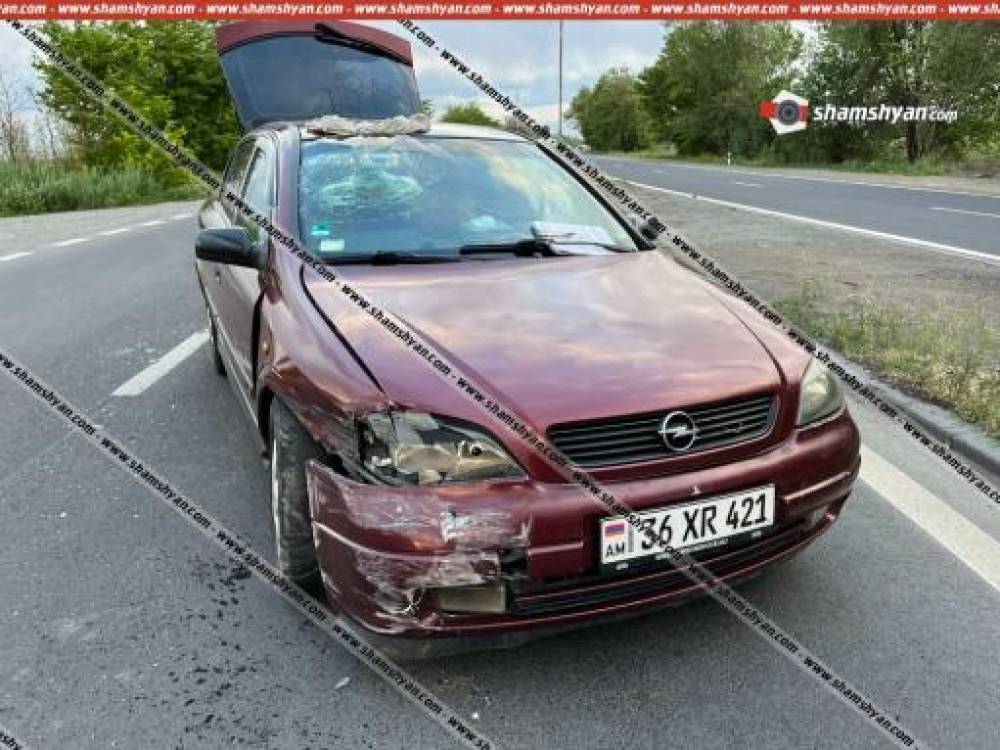 Ավտովթար՝ Արմավիրի մարզում բախվել են Opel Vectra-ն և Opel Astra G-ն, կան վիրավորներ