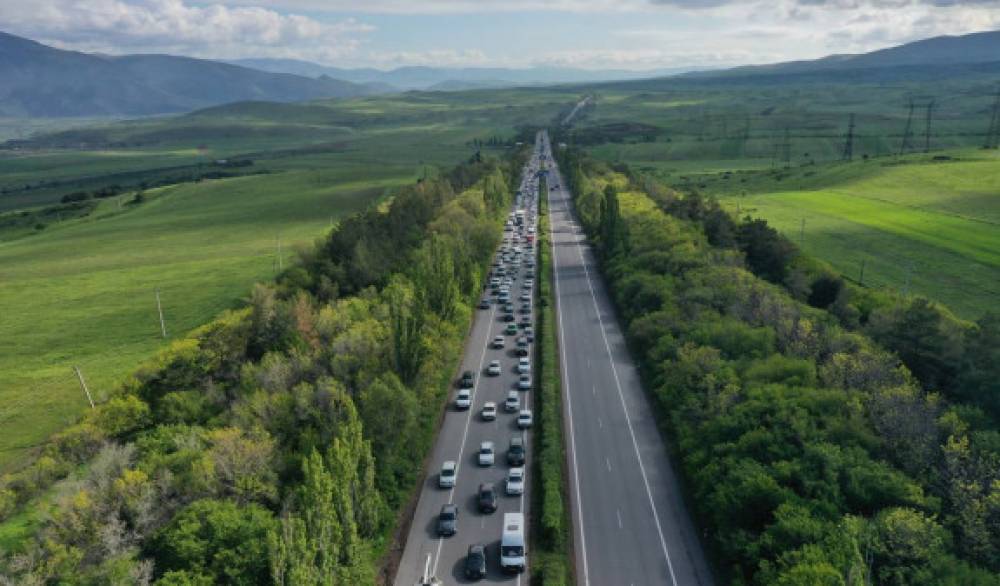 Երևան-Սևան մայրուղին փակ է Չարենցավանի հատվածում