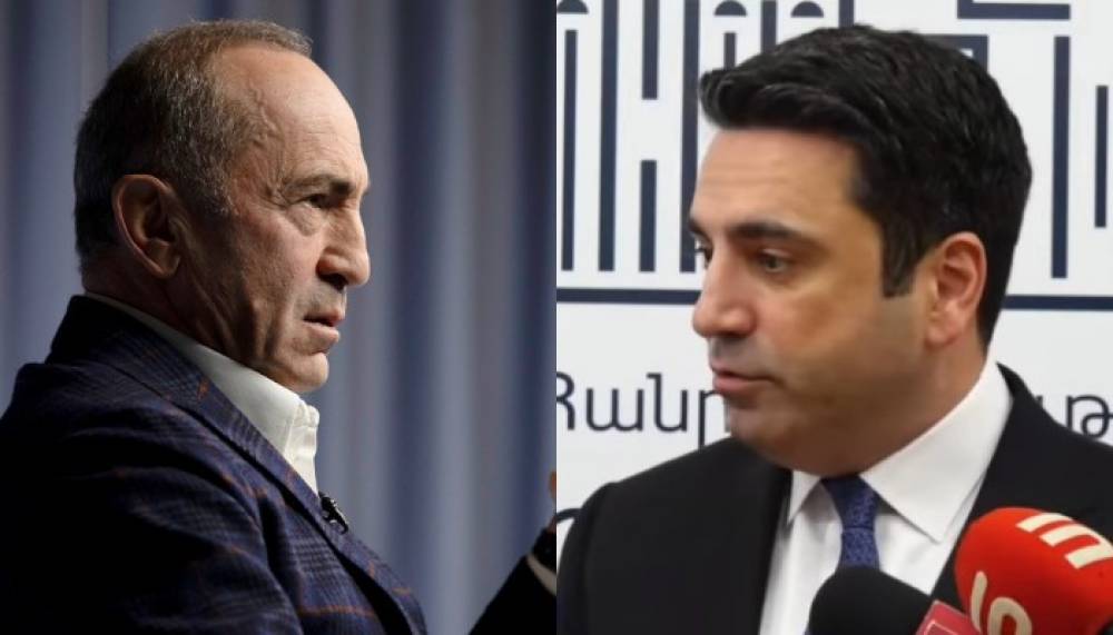 Ինքը մարդшսպան է, թալանչի. Ալեն Սիմոնյանը կոշտ պատասխանը՝ Ռոբերտ Քոչարյանին