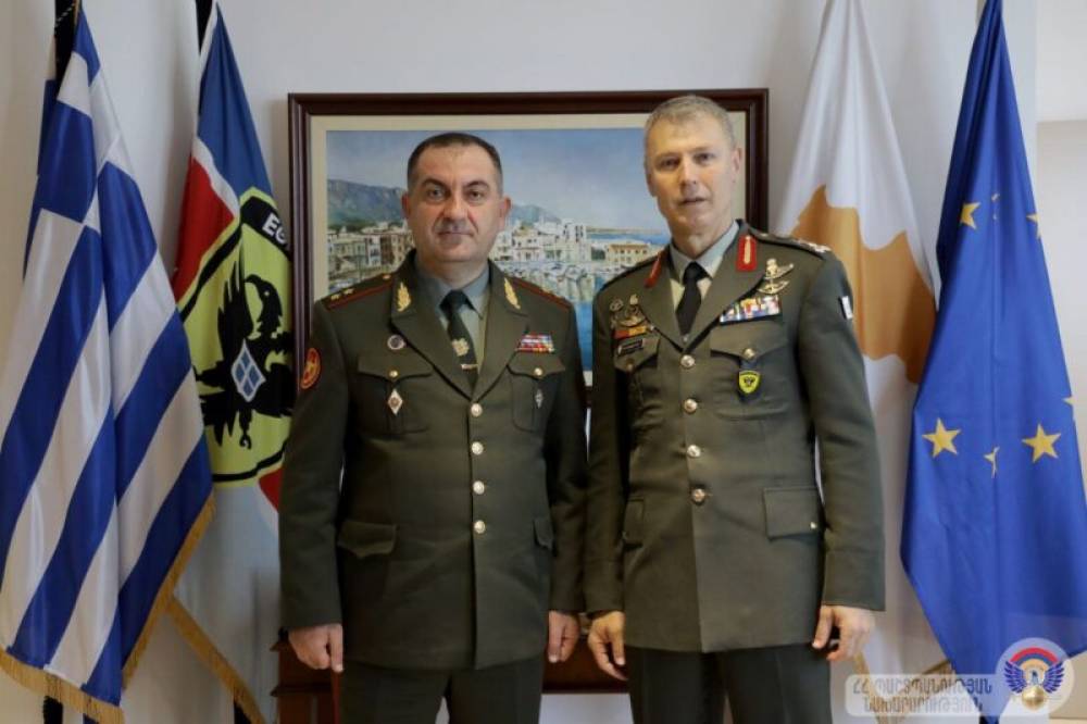 Քննարկվել են պաշտպանության բնագավառում Հայաստան-Կիպրոս համագործակցությանը վերաբերող մի շարք հարցեր