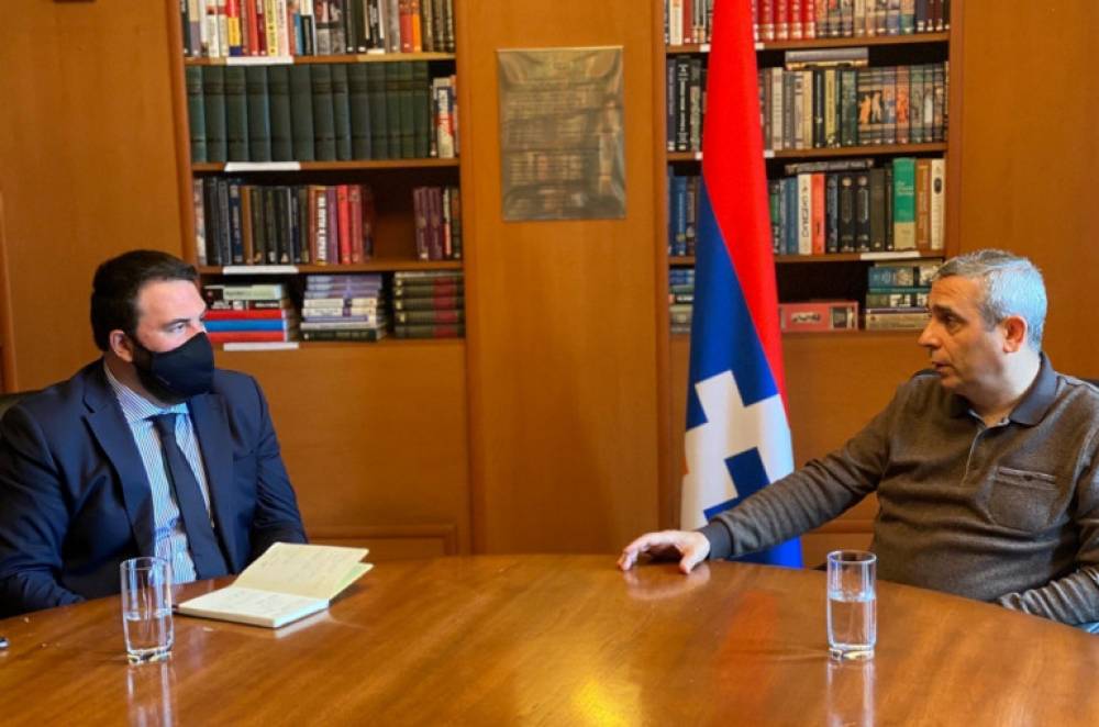 Միջազգային հանրությունը պետք է կասեցնի Արցախի դեմ ագրեսիան՝ ճանաչելով Արցախի անկախությունը․ Մասիս Մայիլյանը հանդիպել է իսպանացի պատգամավորի հետ