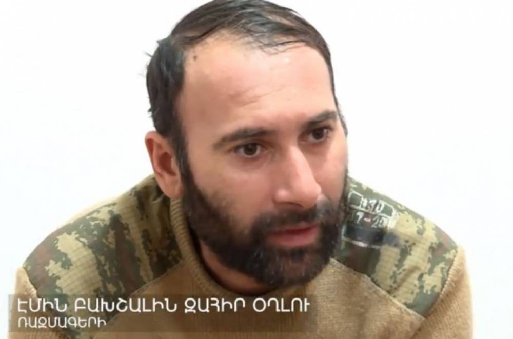 Արցախում գտնվող ադրբեջանցի ռազմագերին պատմել է Թուրքիայից ժամանած զինվորական մասնագետների մասին (տեսանյութ)