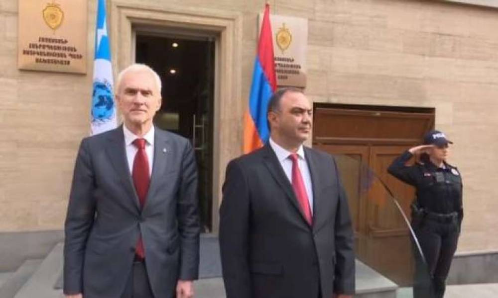 Աշխատանքային այցով Հայաստան է ժամանել Ինտերպոլի գլխավոր քարտուղարը
